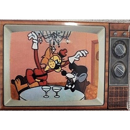 Klondike Kat and Savoir-Faire Metal TV Magnet
