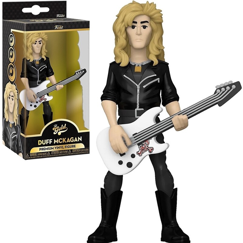 Duff McKagan Guns N&#39; Roses 5&quot;H POP! GOLD Vinyl Figure