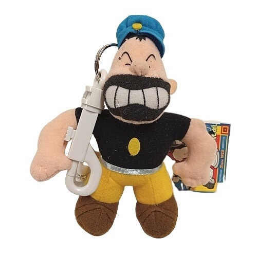 Brutus 5&quot;H Plush Keychain / Clip