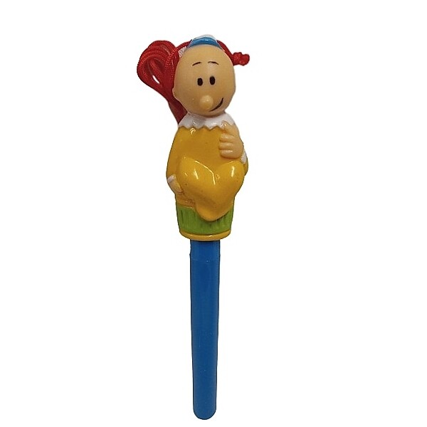 Swee' Pea Figural Pen Topper with Cord and Pen