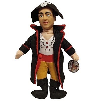 The Three Stooges Curly "Pirate" 15"H Cloth Doll with Vinyl Head