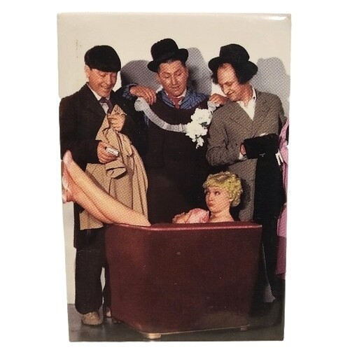 The Three Stooges Metal Fridge Magnet