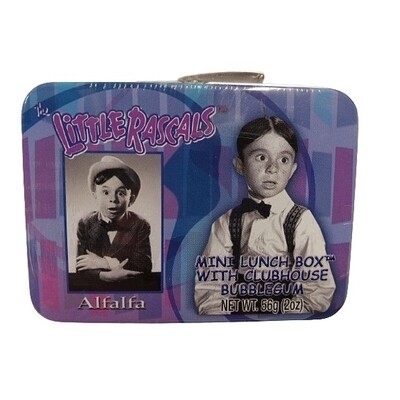 Little Rascals Alfalfa Mini Lunchbox Tin with Clubhouse Gum