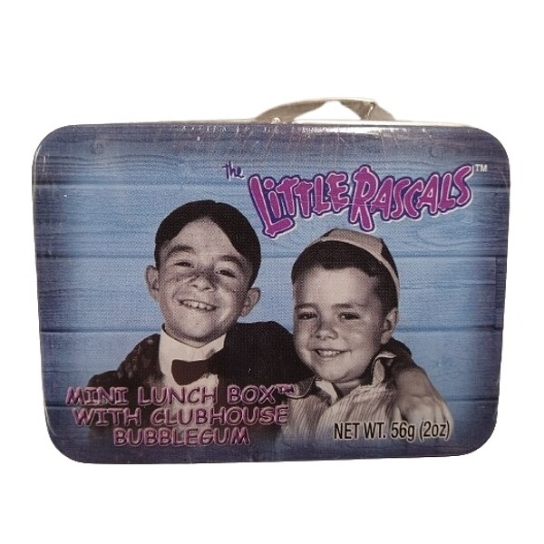Little Rascals Alfalfa & Spanky Mini Lunchbox Tin with Clubhouse Gum