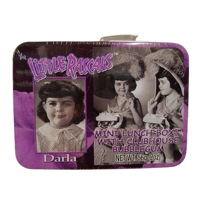 Little Rascals Darla Mini Lunchbox Tin with Clubhouse Gum