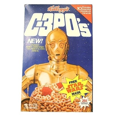 Star Wars C-3PO's Cereal Die Cut Vinyl Magnet