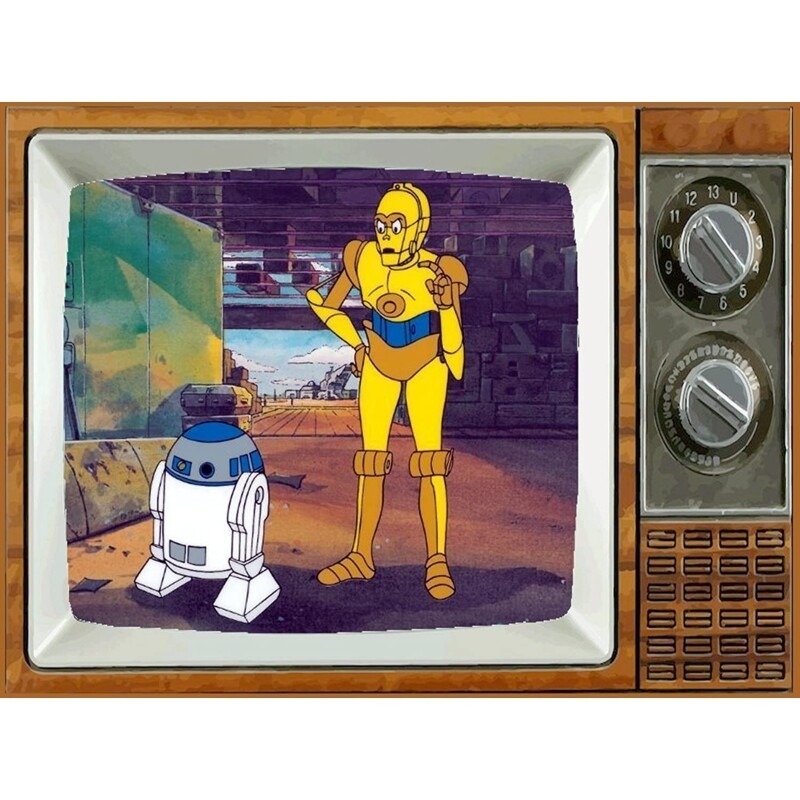 Star Wars (cartoon) Metal TV Magnet
