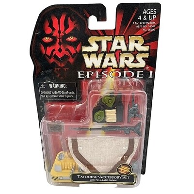 Star Wars Episode One Tatooine Accessory Kit with Pull-Back Droid