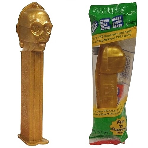 Star Wars C-3PO PEZ Dispenser in GREEN Package