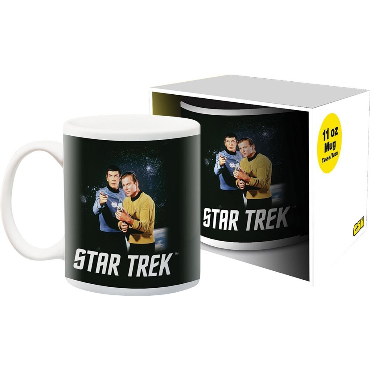 Star Trek Kirk and Spock 11 oz. Ceramic Mug