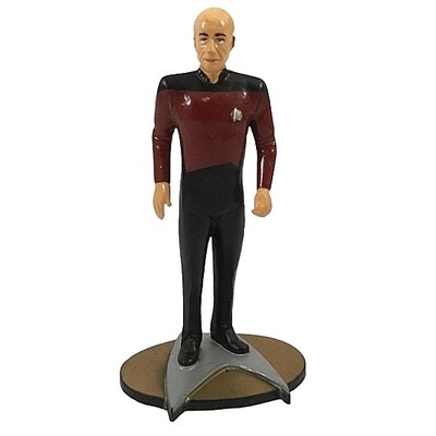 Star Trek TNG Captain Picard 4"H PVC Figure