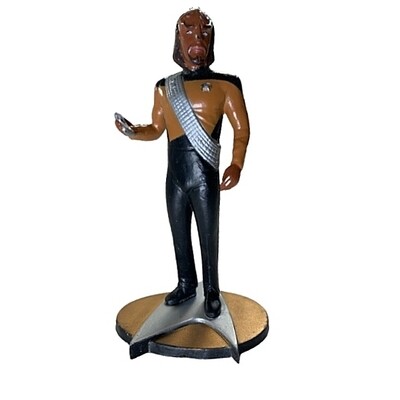 Star Trek TNG Lt. Worf 4 1/4"H PVC Figure
