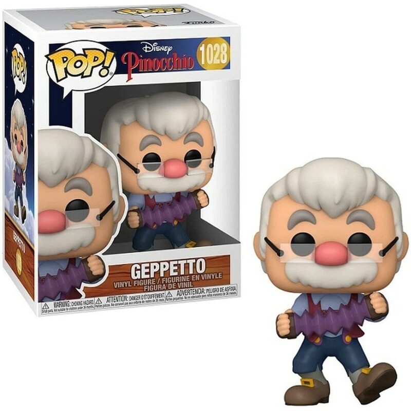 Pinocchio Gepetto 3 3/4&quot;H POP! Disney Vinyl Figure #1028