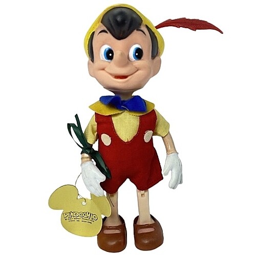 Pinocchio 8&quot;H Vinyl Poseable Figure