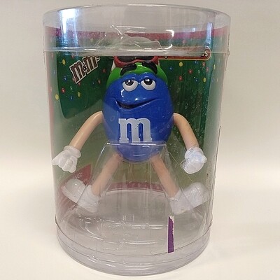 M&M 4"H BLUE Bendable Body Character - Ski Hat and Goggles