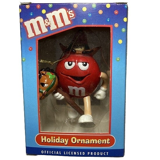 M&M RED - Cowboy Christmas Ornament