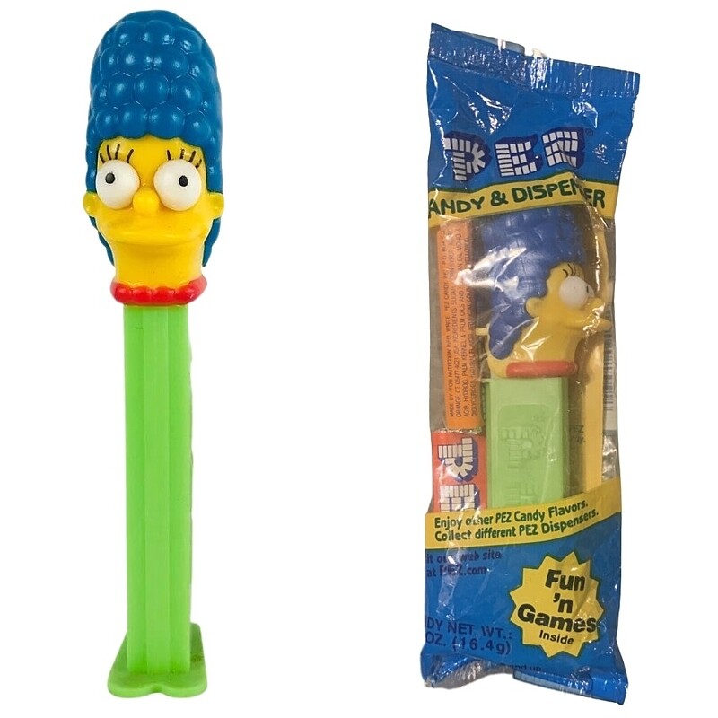 The Simpsons Marge PEZ Dispenser in Package
