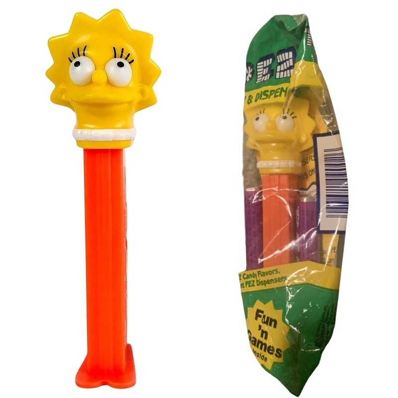 The Simpsons Lisa PEZ Dispenser in Package