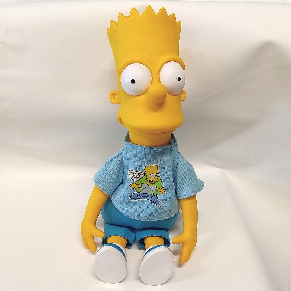 The Simpsons 16"H Bart Cloth Doll with Vinyl Head Wearing Bart Shirt