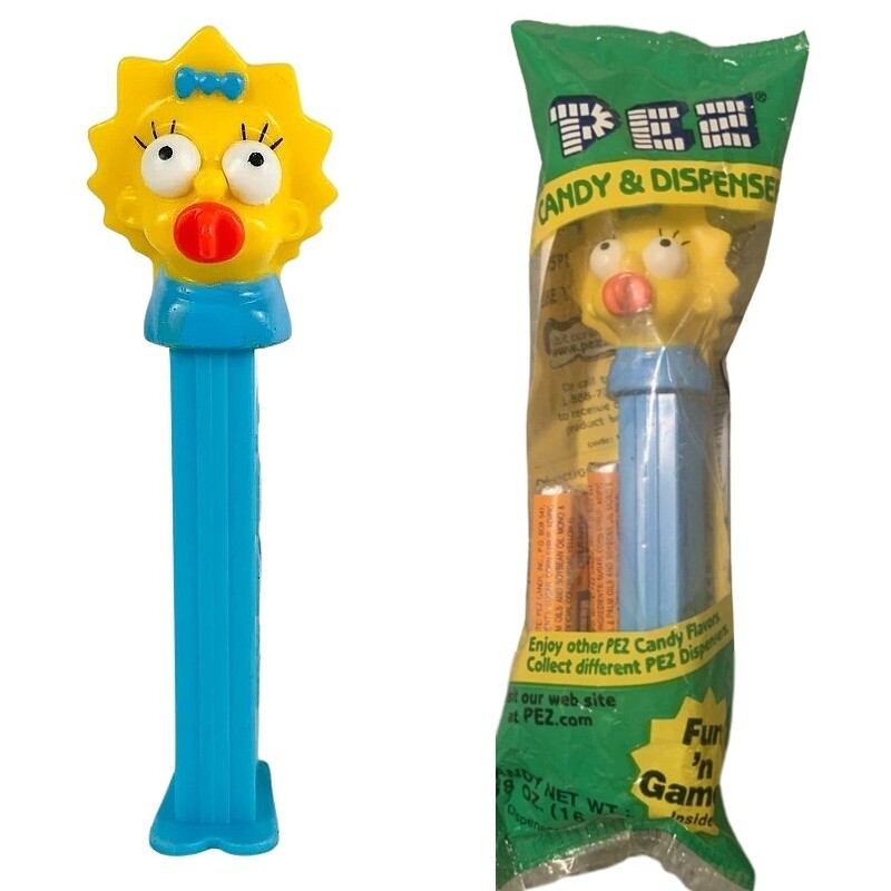 The Simpsons Maggie PEZ Dispenser in Package