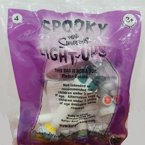 The Simpsons Mr. Burns Spooky Light-Ups Figure - Burger King