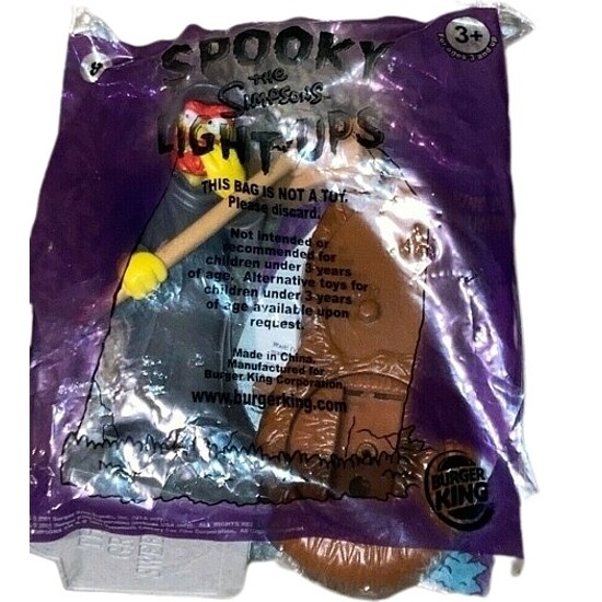 The Simpsons Groundskeeper Willie Spooky Light-Ups Figure - Burger King