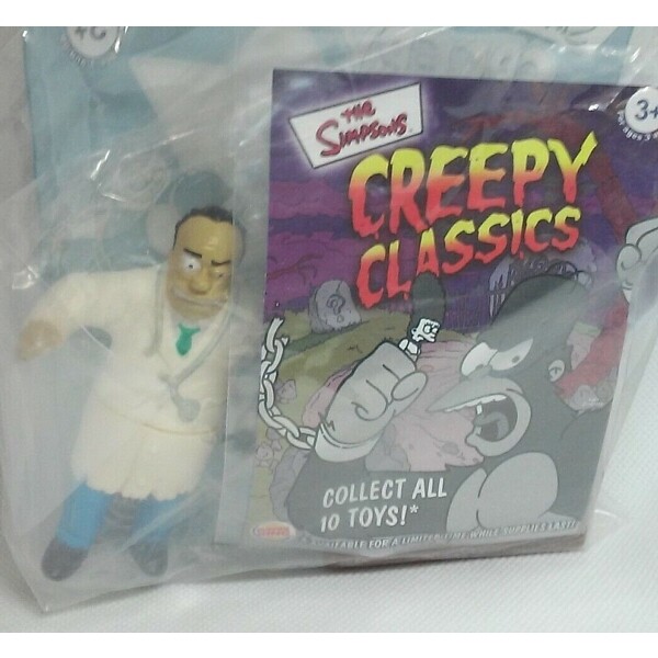 The Simpsons Dr. Hibbert Creepy Classics Figure - Burger King