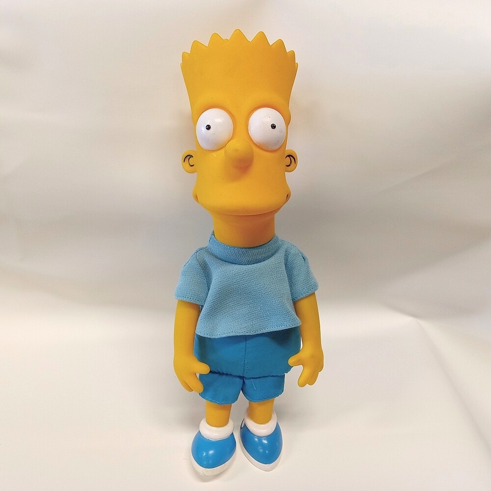 The Simpsons 11 1/2"H Bart Cloth Doll with Vinyl Head, Arms and Legs