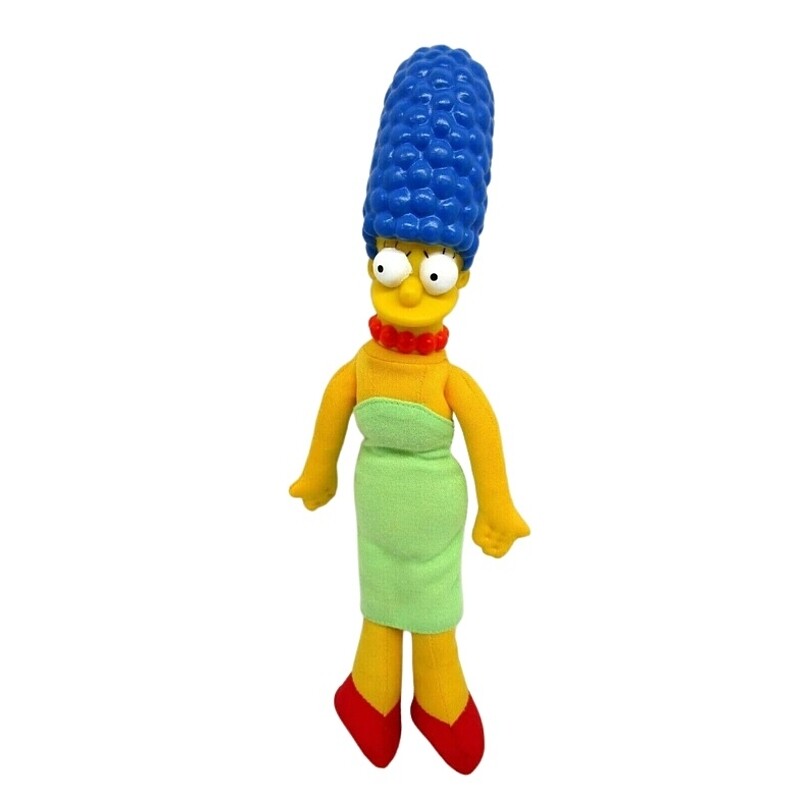 The Simpsons 12&quot;H Marge Cloth Doll with Vinyl Head - Burger King