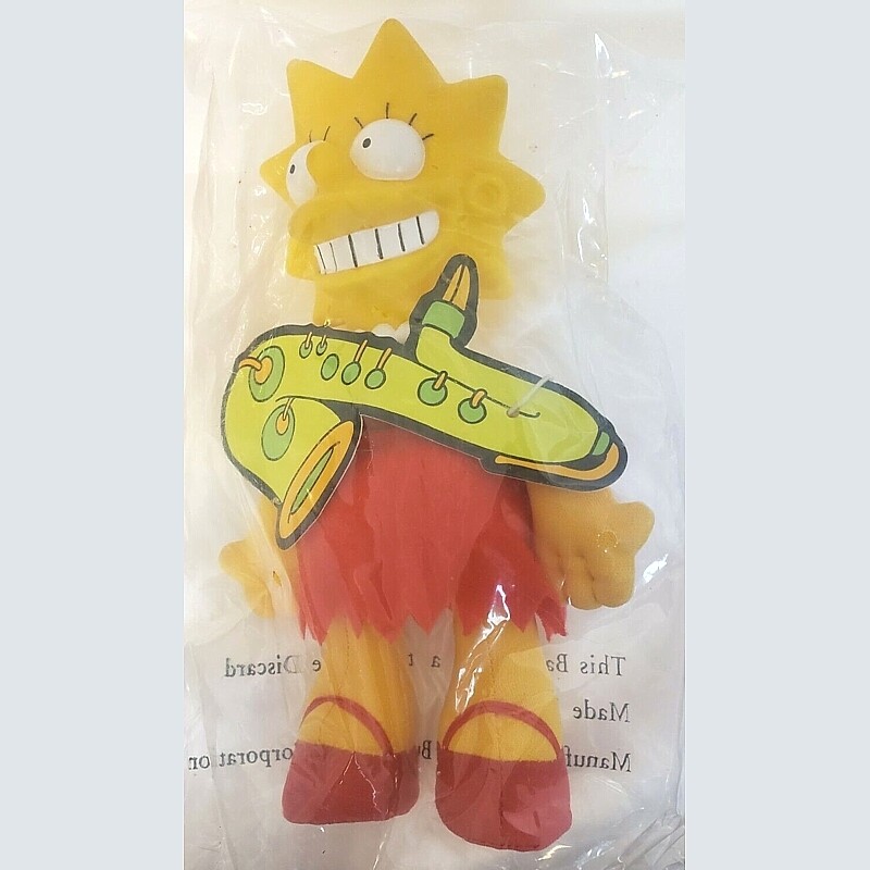 The Simpsons 8"H Lisa Cloth Doll with Vinyl Head - Burger King