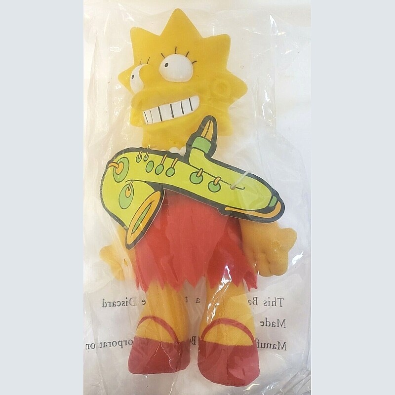 The Simpsons 8&quot;H Lisa Cloth Doll with Vinyl Head - Burger King