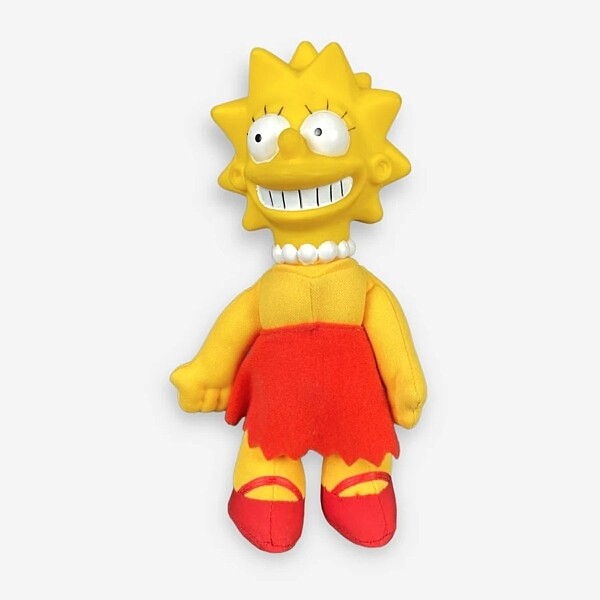 The Simpsons 8&quot;H Lisa Cloth Doll with Vinyl Head - Burger King