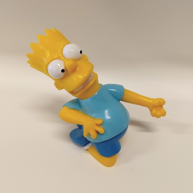 The Simpsons 3 1/4"H Bart Air Guitar PVC Figure LARGE