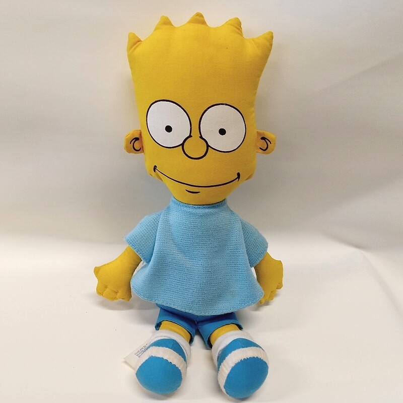 The Simpsons 10 1/2&quot;H Bart Cloth Doll