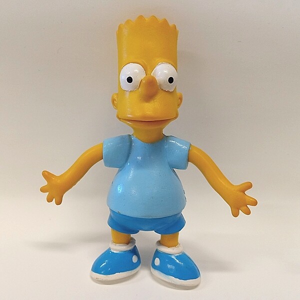 The Simpsons Bart 4 1/2"H Bendy Figure