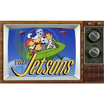 The Jetsons Metal TV Magnet