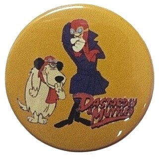 Dick Dastardly and Muttley 1 1/2&quot;D Pinback Button
