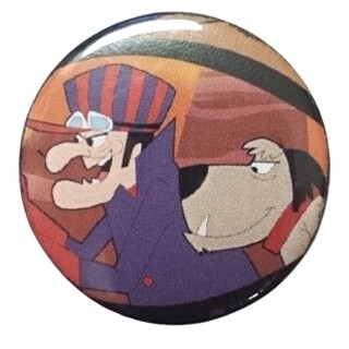 Dick Dastardly and Muttley 1 1/2&quot;D Pinback Button