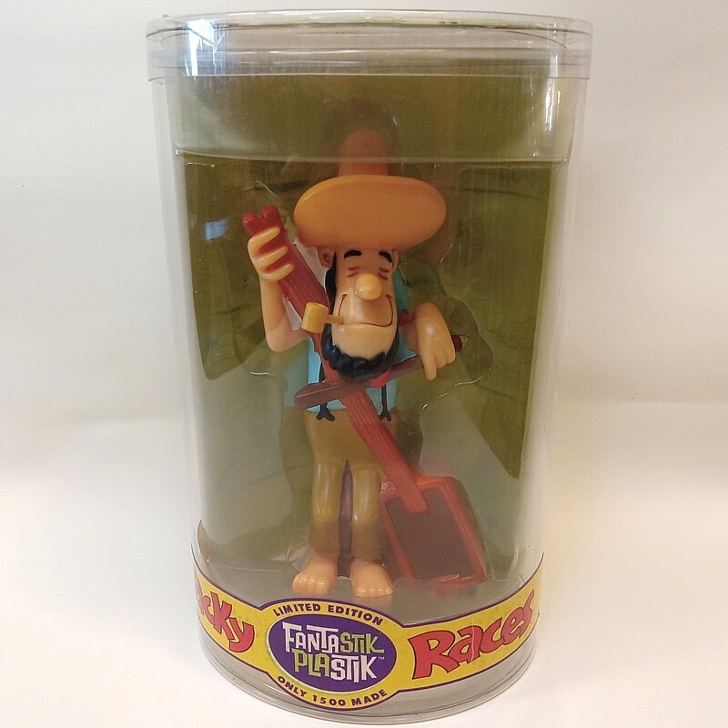 Wacky Races 6 1/2&quot;H Lazy Luke Fantastik Plastik Vinyl Figure