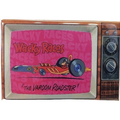 Wacky Races The Varoom Roadster Metal TV Magnet