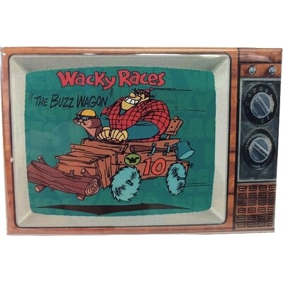 Wacky Races The Buzz Wagon Metal TV Magnet