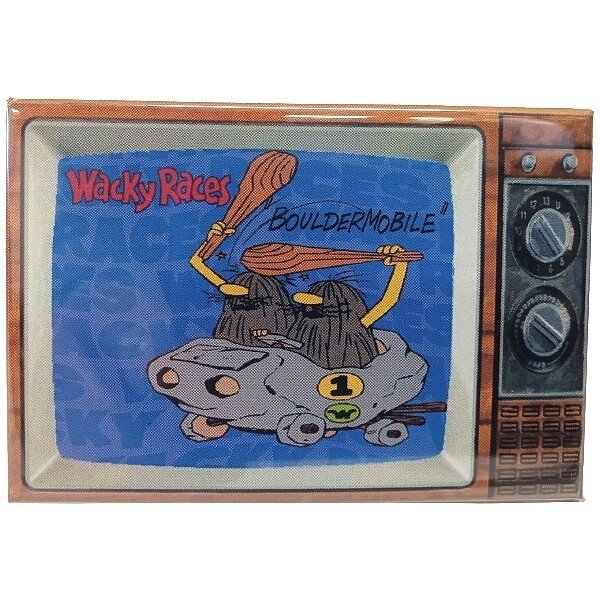 Wacky Races Boulder Mobile Metal TV Magnet