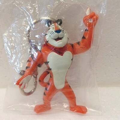 Kellogg's 2 3/4" Tony the Tiger PVC Figural Keychain
