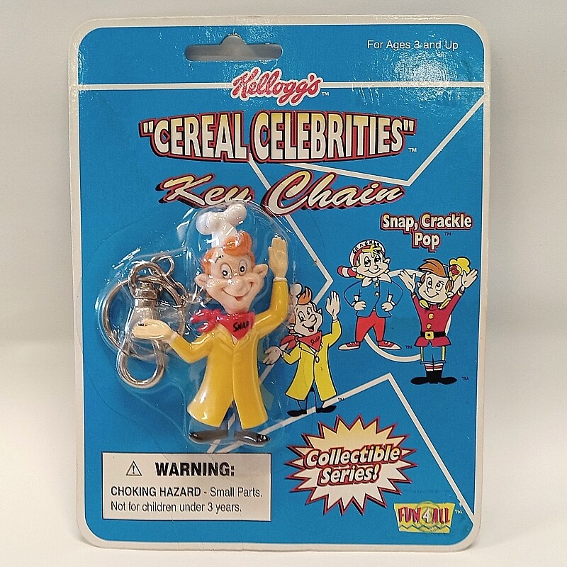 Kellogg&#39;s 3&quot; Snap PVC Figural Keychain