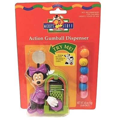 Disney Minnie Mouse Jukebox Action Gumball Dispenser