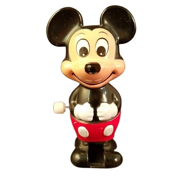 Disney 3 1/2&quot;H Mickey Mouse Wind-Up Walker