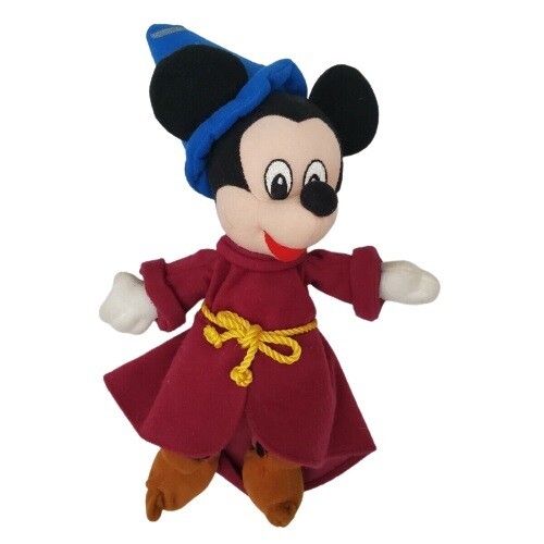 Disney 11"H Mickey Mouse "The Sorcerer" Beanbag from Fantasia