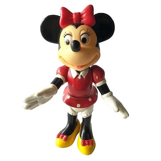 Disney Minnie Mouse 7&quot;H Vinyl Poseable Figure