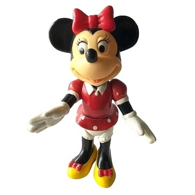 Disney Minnie Mouse 7"H Vinyl Poseable Figure