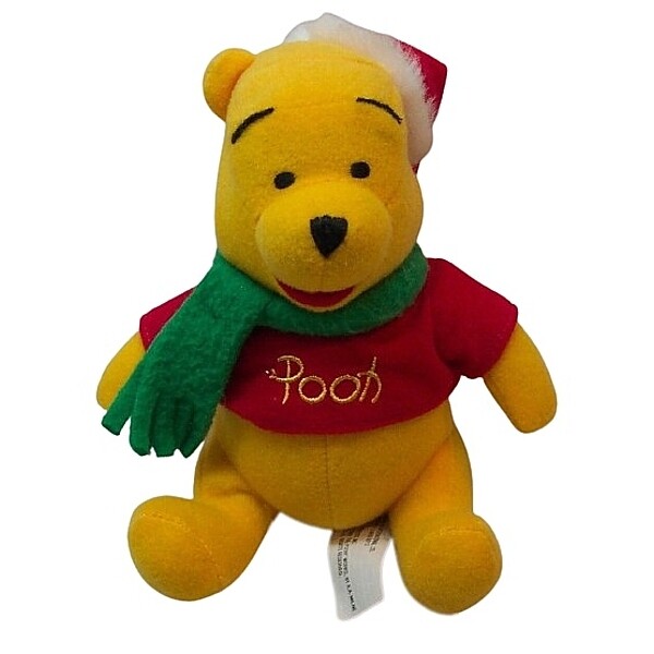 Disney 6 1/2&quot;H Winnie the Pooh Christmas Beanbag Character